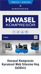 Mobile Screenshot of havaselkompresor.com